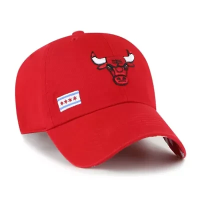NBA Chicago Bulls Confetti Undervisor Clean Up Adjustable Hat