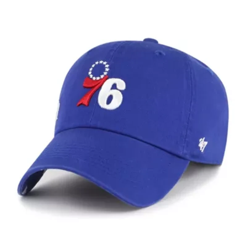 NBA Philadelphia 76ers Confetti Undervisor Clean Up Adjustable Hat