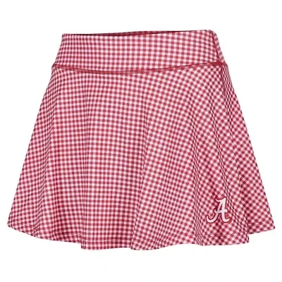Alabama Crimson Tide NCAA Gingham Flowy Skort