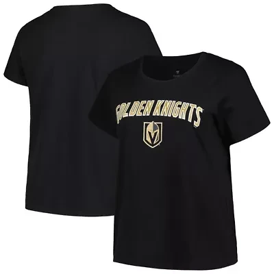 NHL Vegas Golden Knights Plus Arch Over Logo T-Shirt