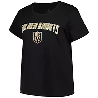 NHL Vegas Golden Knights Plus Arch Over Logo T-Shirt