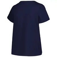 NHL Deep Sea Seattle Kraken Plus Arch Over Logo T-Shirt