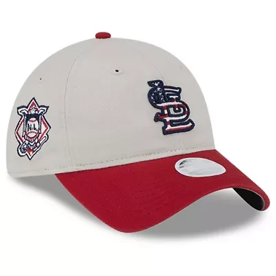 MLB Khaki/Red St. Louis Cardinals 2024 Fourth of July 9TWENTY Adjustable Hat