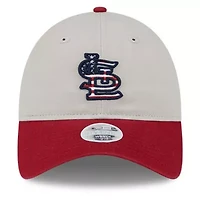 MLB Khaki/Red St. Louis Cardinals 2024 Fourth of July 9TWENTY Adjustable Hat