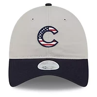 MLB Khaki/Black Chicago Cubs 2024 Fourth of July 9TWENTY Adjustable Hat