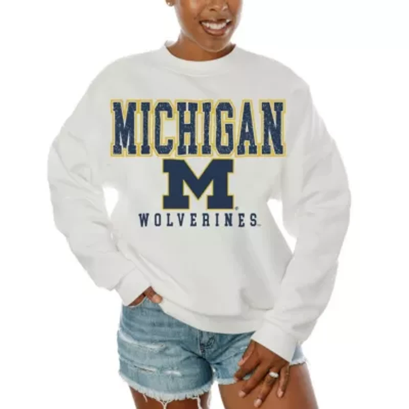 NCAA Michigan Wolverines Freestyle Fleece Pullover Sweatshirt