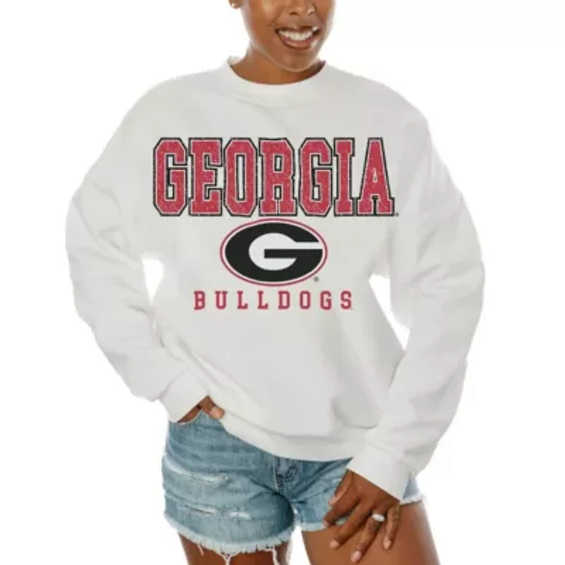 NCAA Georgia Bulldogs Freestyle Fleece Pullover Sweatshirt