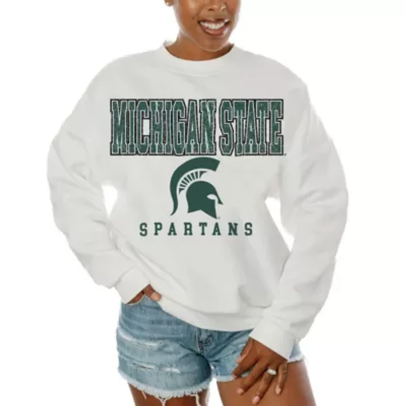 NCAA Michigan State Spartans Freestyle Fleece Pullover Sweatshirt