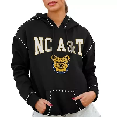 NC A&T Aggies NCAA North Carolina Studded Pullover Hoodie