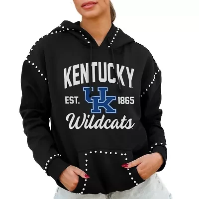 NCAA Kentucky Wildcats Studded Pullover Hoodie