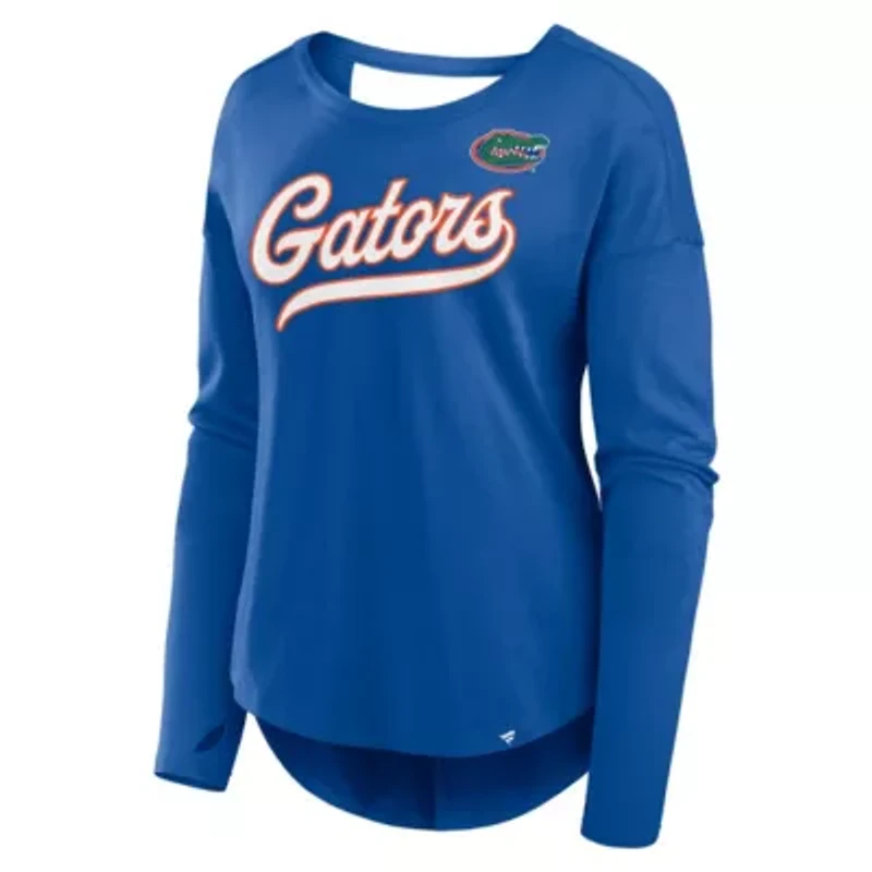 NCAA Fanatics Florida Gators Training Camp Core Long Sleeve V-Neck Fashion T-Shirt