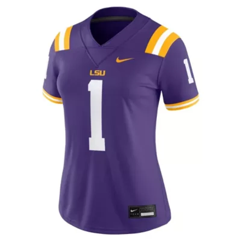 NCAA Nike #1 LSU Tigers Game Jersey