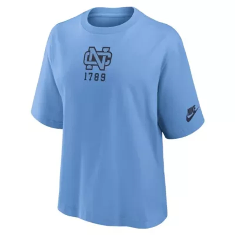 NCAA Nike Carolina North Tar Heels Legacy Established Boxy T-Shirt