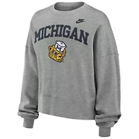 NCAA Nike Michigan Wolverines Oversized Legacy Classic Arch Sweatshirt