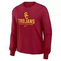 NCAA Nike USC Trojans Primetime University Boxy Long Sleeve T-Shirt