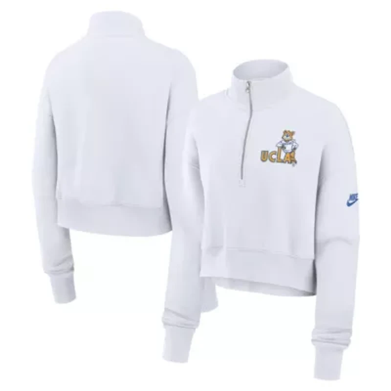 NCAA Nike UCLA Bruins Legacy Elevated Logo Half-Zip Sweatshirt