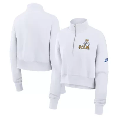 NCAA Nike UCLA Bruins Legacy Elevated Logo Half-Zip Sweatshirt