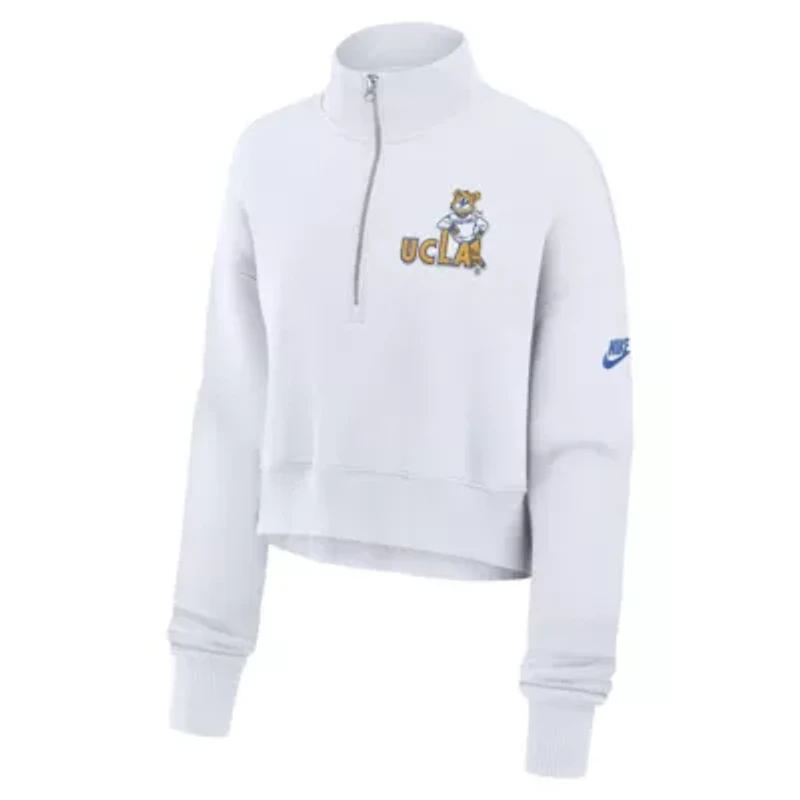 NCAA Nike UCLA Bruins Legacy Elevated Logo Half-Zip Sweatshirt