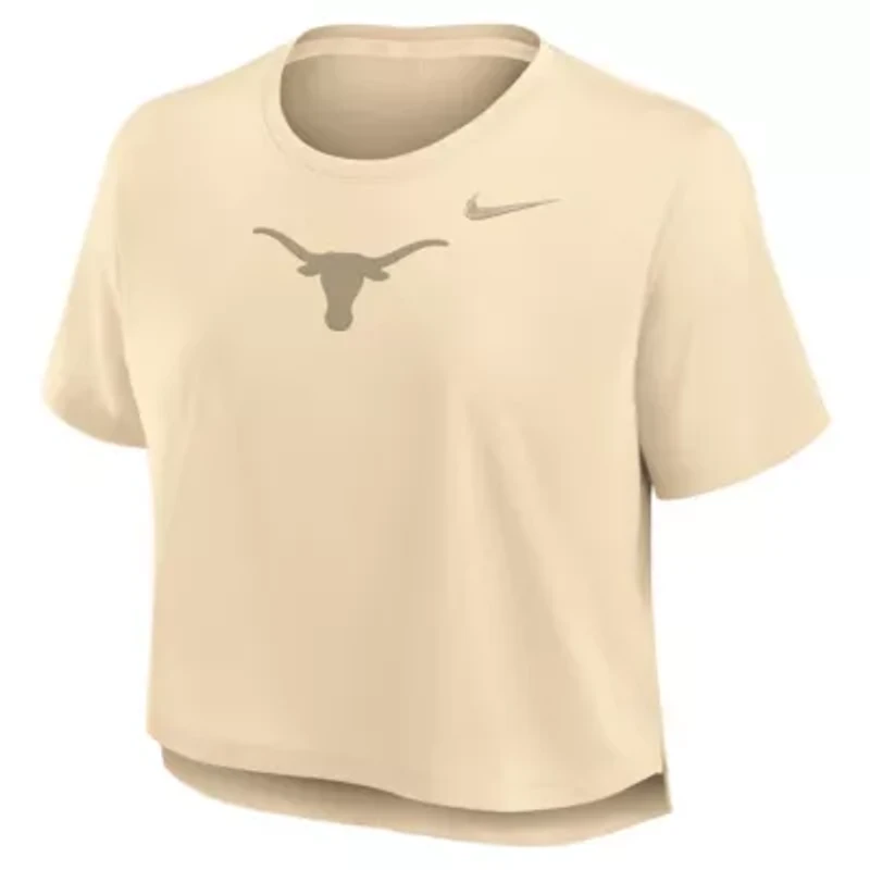 NCAA Nike Texas Longhorns Performance Cropped T-Shirt