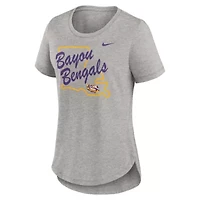 NCAA Nike LSU Tigers Local Campus Location Mantra Tri-Blend T-Shirt