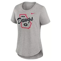 NCAA Nike Georgia Bulldogs Local Campus Location Mantra Tri-Blend T-Shirt