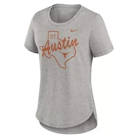 NCAA Nike Texas Longhorns Local Campus Location Mantra Tri-Blend T-Shirt