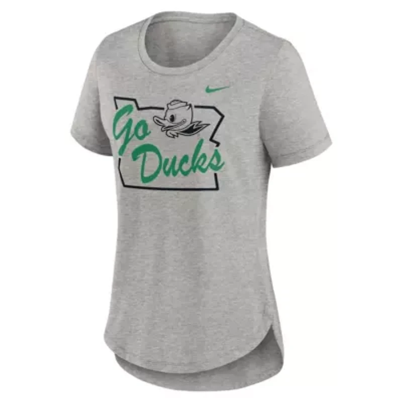 NCAA Nike Oregon Ducks Local Campus Location Mantra Tri-Blend T-Shirt
