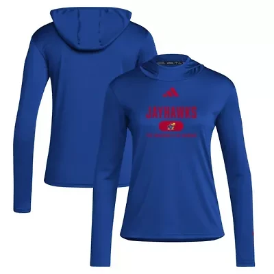NCAA Kansas Jayhawks Long Sleeve Hoodie T-Shirt