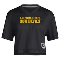 NCAA Arizona State Sun Devils Primegreen V-Neck Cropped Jersey