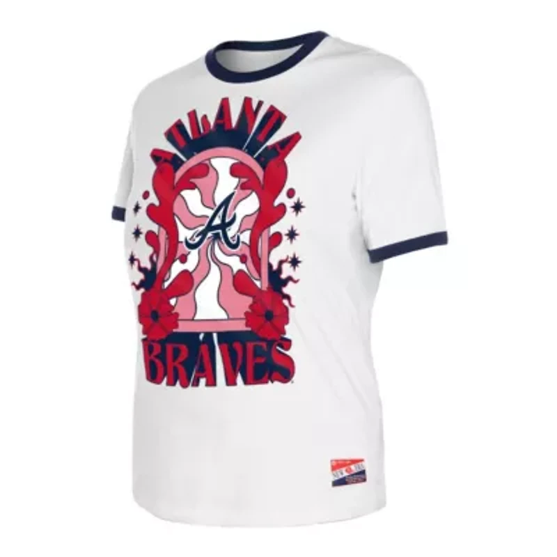 MLB Atlanta Braves Oversized Ringer T-Shirt