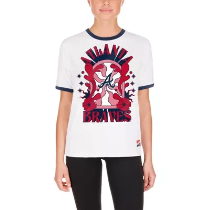 MLB Atlanta Braves Oversized Ringer T-Shirt