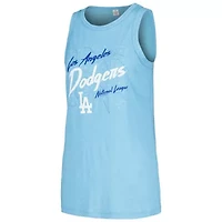 MLB Los Angeles Dodgers Gauze High Neck Tank Top