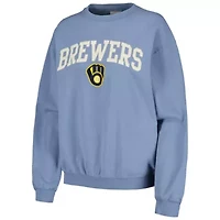 MLB Milwaukee Brewers Pigment Dye Pullover Sweatshirt