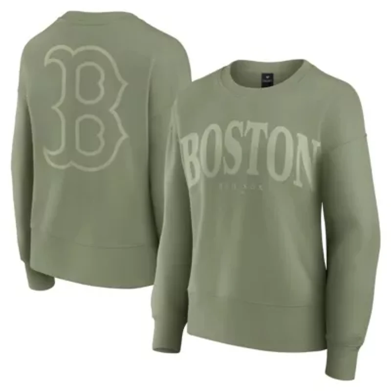 Boston Red Sox MLB Fanatics Elements Flow Pullover Sweatshirt
