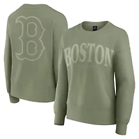 Boston Red Sox MLB Fanatics Elements Flow Pullover Sweatshirt