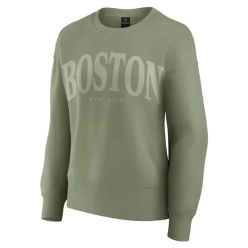 Boston Red Sox MLB Fanatics Elements Flow Pullover Sweatshirt
