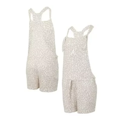 MLB Atlanta Braves Montana Hacci Knit Romper Overalls