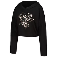 NHL Sidney Crosby Pittsburgh Penguins Print Name & Number Cropped Pullover Hoodie