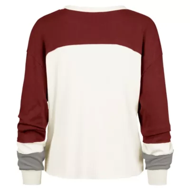 Alabama Crimson Tide NCAA Double Header Curve Raglan Long Sleeve T-Shirt