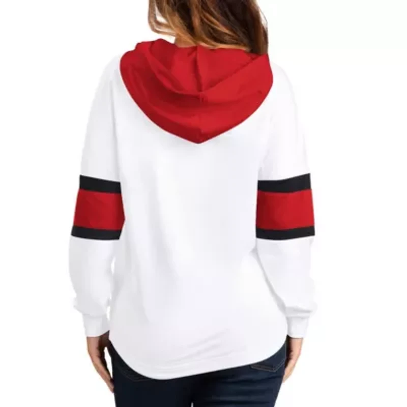 NHL Carolina Hurricanes Goal Zone Long Sleeve Lace-Up Hoodie T-Shirt