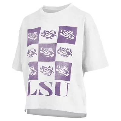 NCAA LSU Tigers Motley Crew Andy Waist Length Oversized T-Shirt
