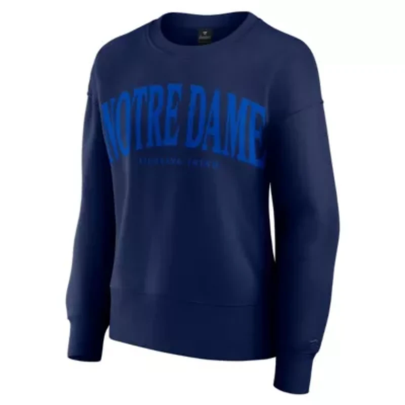 NCAA Fanatics Notre Dame Fighting Irish Supersoft Flow Fleece Pullover Sweatshirt