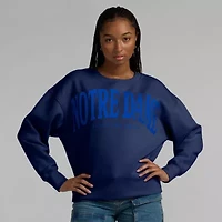 NCAA Fanatics Notre Dame Fighting Irish Supersoft Flow Fleece Pullover Sweatshirt