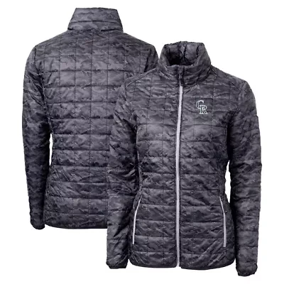 MLB Colorado Rockies City Connect Rainier PrimaLoft Eco Insulated Full-Zip Printed Puffer Jacket