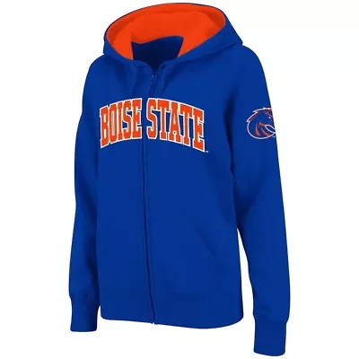 NCAA Boise State Broncos Arched Name Full-Zip Hoodie