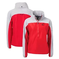 MLB Cincinnati Reds City Connect Charter Eco Recycled Half-Zip Anorak Jacket