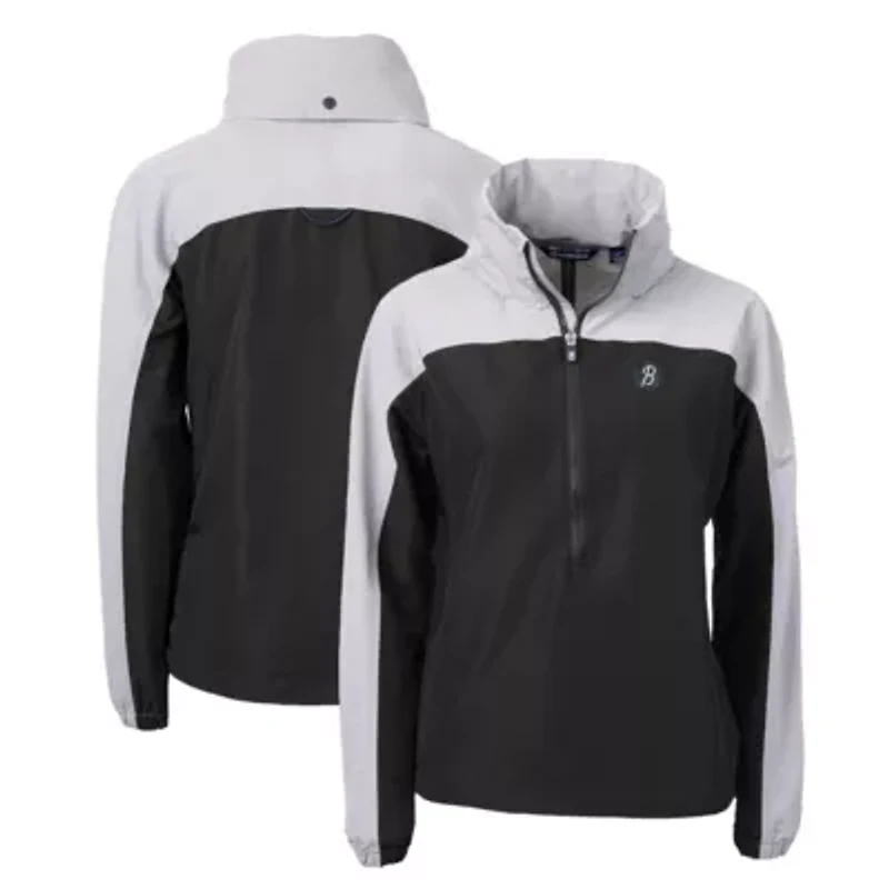 MLB Baltimore Orioles City Connect Charter Eco Recycled Half-Zip Anorak Jacket