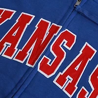 NCAA Kansas Jayhawks Arched Name Full-Zip Hoodie
