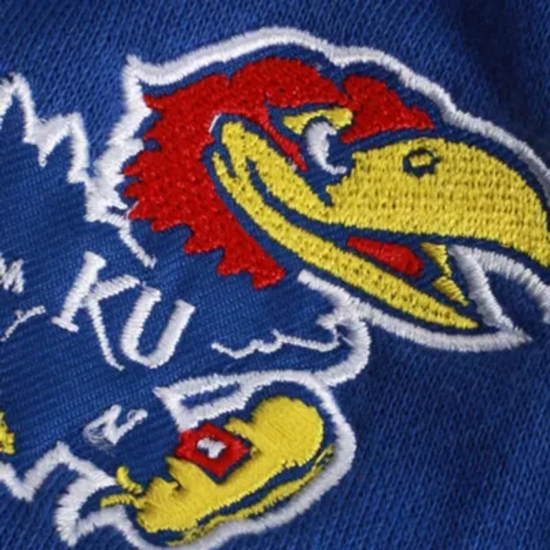 NCAA Kansas Jayhawks Arched Name Full-Zip Hoodie