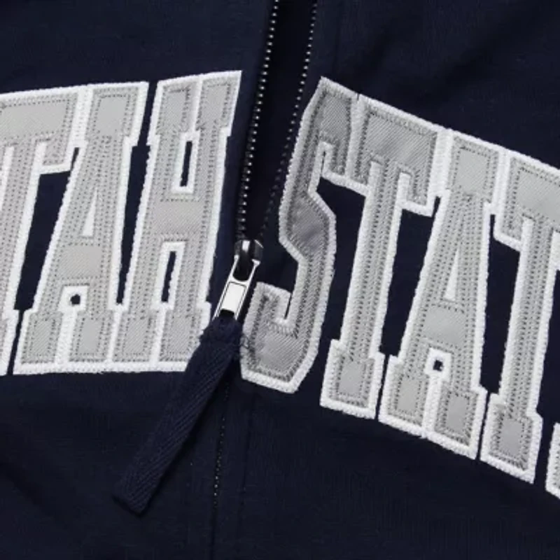 NCAA Utah State Aggies Arched Name Full-Zip Hoodie